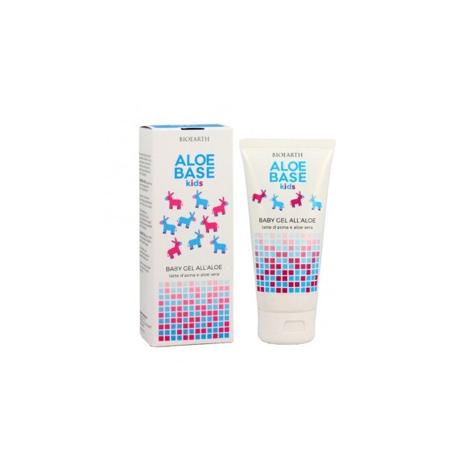 Lotiune Aloe cu lapte de magarita Aloebase, Bioearth, 100ml