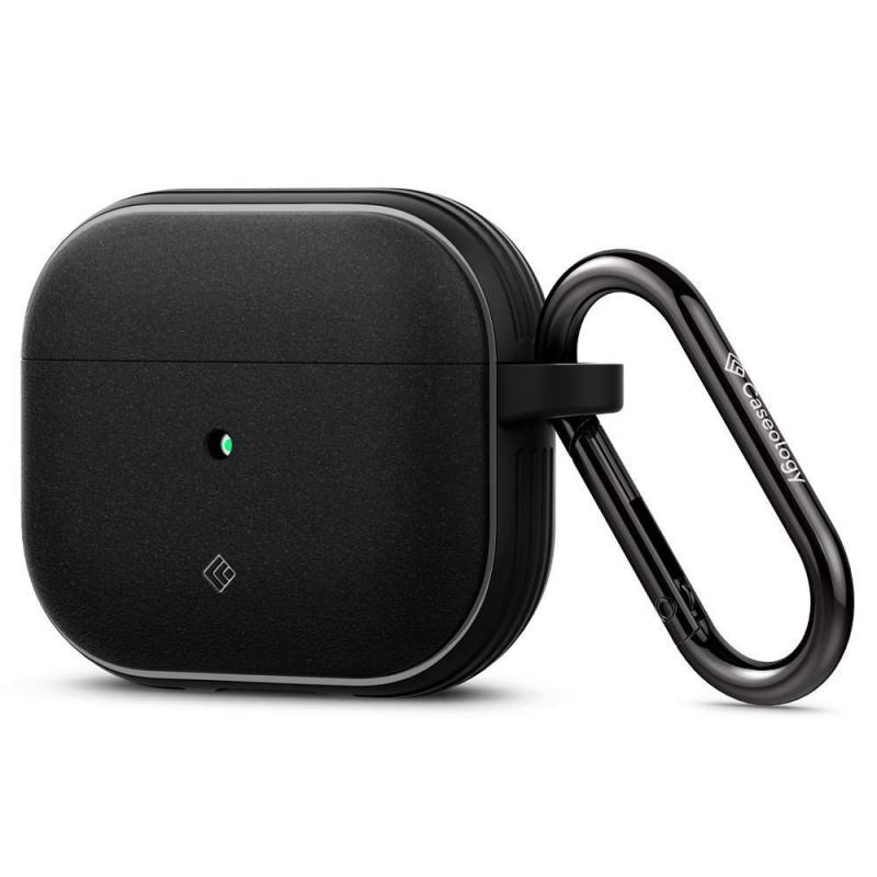 Carcasa Caseology Vault compatibila cu Apple AirPods 3 Matte Black