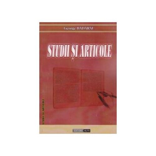 Studii si articole, George Badarau