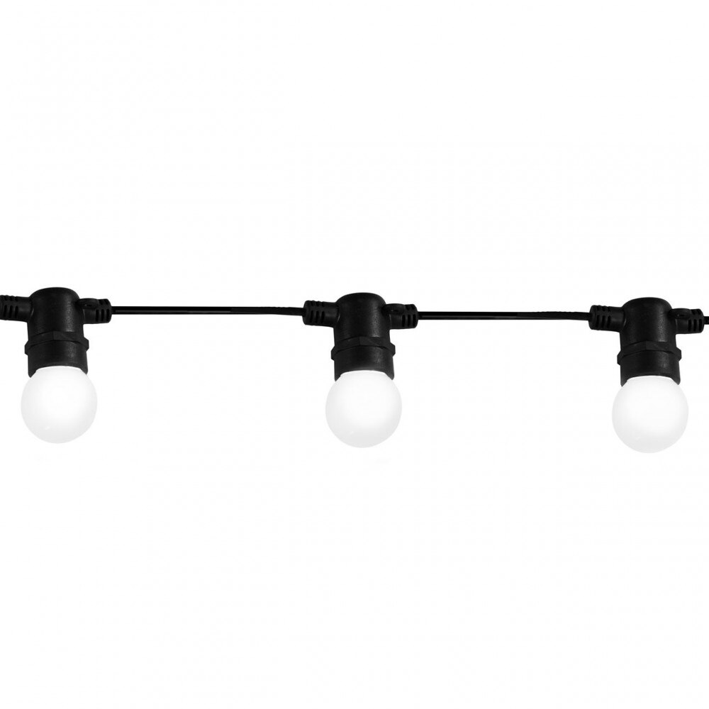 Lant led decorativ de exterior girlanda 6.2m 10xe27/0,5w/36v ip44