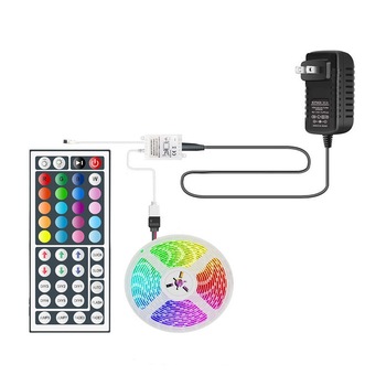 Banda led 5050 RGB cu telecomanda, 10 metri, 300 led-uri Banda led 5050 RGB cu telecomanda, 10 metri, 300 led-uri