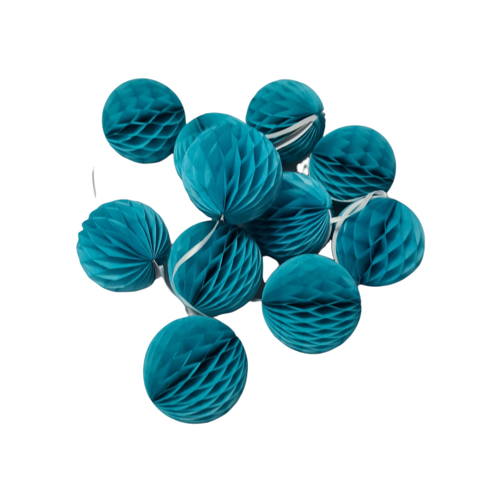 Ghirlanda honeycomb, Turquoise 2.1 m
