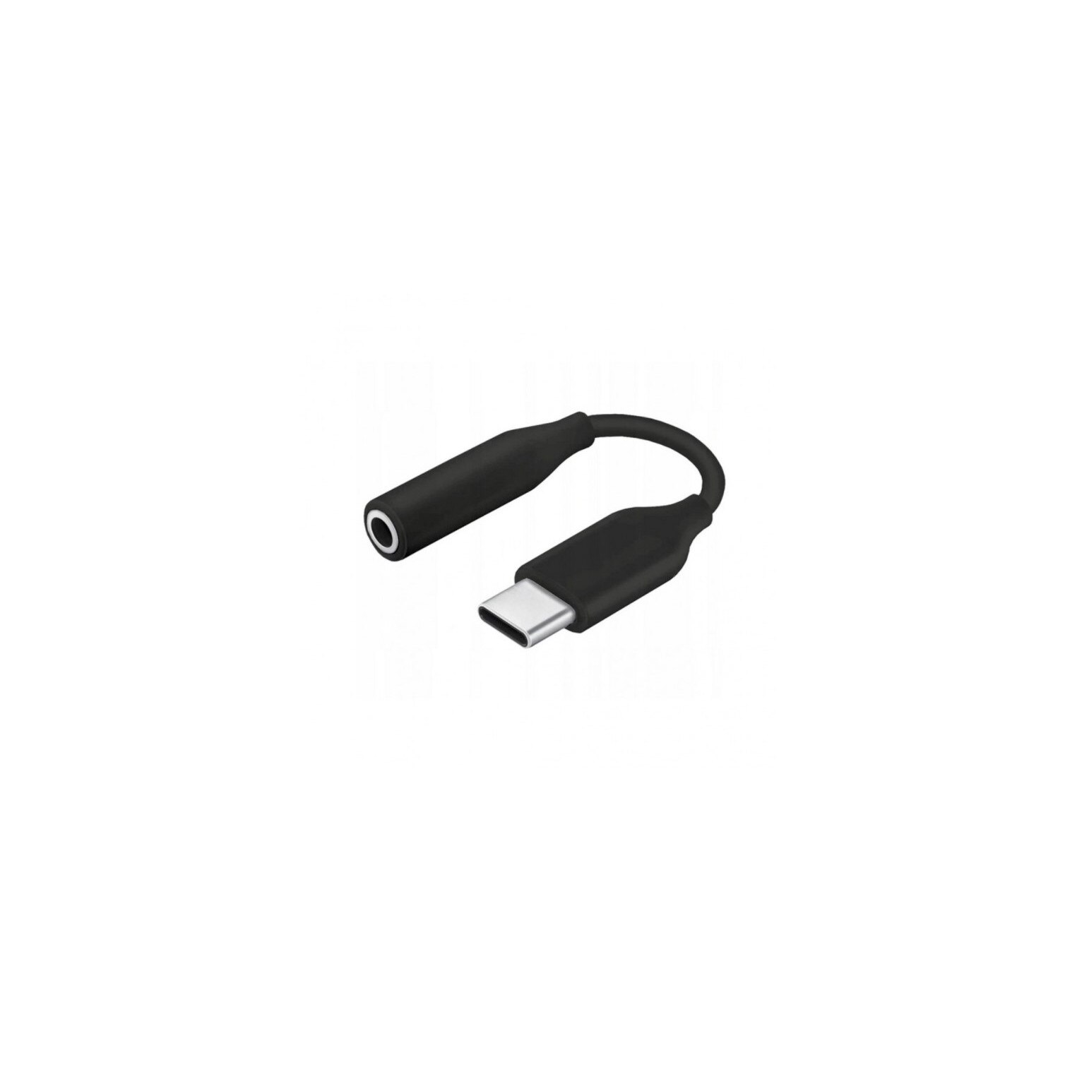 Adaptor audio Type-C la Jack 3.5mm, Negru
