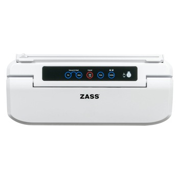 Aparat de vidat alimente pentru uz casnic Zass ZVS 03 ALB, 150 W , Panou tactil digital, ideal Sous Vide, pentru alimente moi, umede, uscate Aparat de vidat alimente pentru uz casnic Zass ZVS 03 ALB, 150 W , Panou tactil digital, ideal Sous Vide, pentru alimente moi, umede, uscate