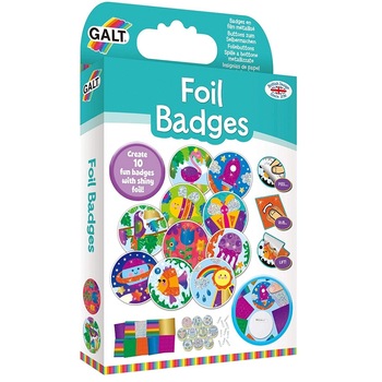 Set creatie Foil Badges, Galt 1005332 Set creatie Foil Badges, Galt 1005332