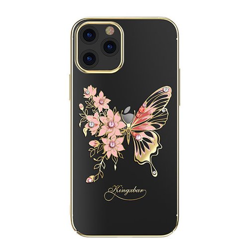 Husa De Protectie Kingxbar Crystals from Swarowski Series Pentru Iphone 12 Pro , Aurie