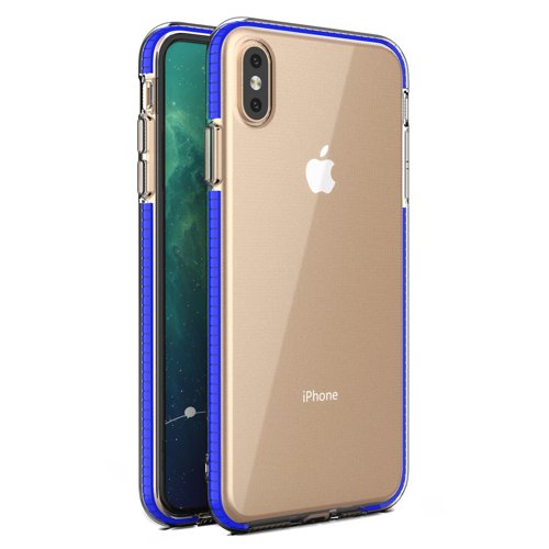 Husa De Protectie , Spring Case Pentru Iphone XS MAX, Albastru Inchis