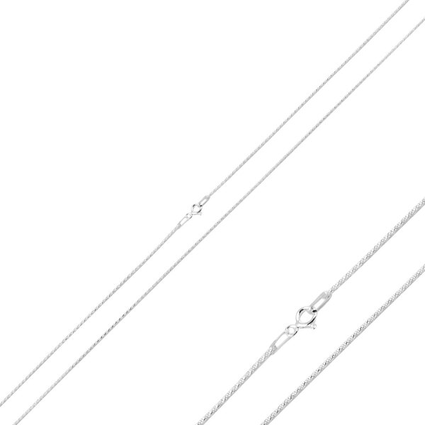 Lant BeSpecial, LTU00101_55, Argint, Lungime 55 cm
