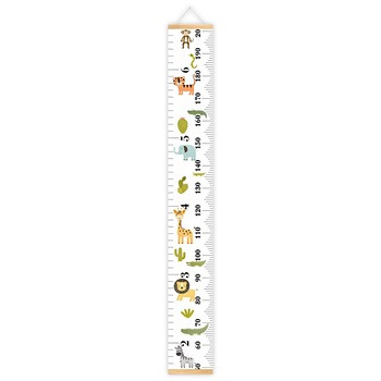 Metru masurare inaltime copii, model Jungla, 50 cm - 200 cm Metru masurare inaltime copii, model Jungla, 50 cm - 200 cm