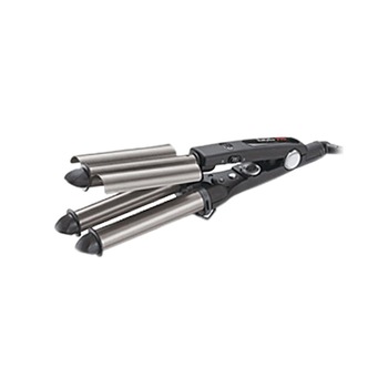 Ondulator profesional triplu Babyliss Pro 2269 22-19-22 mm, 220 grade, Negru Ondulator profesional triplu Babyliss Pro 2269 22-19-22 mm, 220 grade, Negru