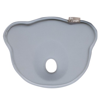 Pernuta speciala pentru cap bebelus BO Jungle, Gri Pernuta speciala pentru cap bebelus BO Jungle, Gri
