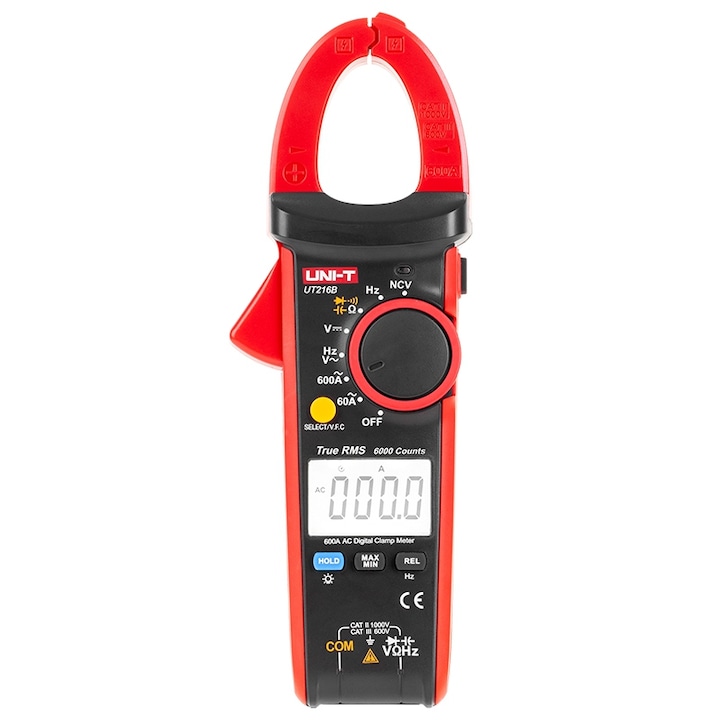 Clampmetru (cleste ampermetric) digital UNI-T UT216B