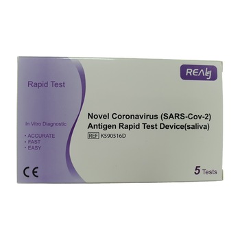 Set 5 Teste Rapide Saliva Covid-19 Antigen Novel, tulpina Delta, pentru uz profesional Set 5 Teste Rapide Saliva Covid-19 Antigen Novel, tulpina Delta, pentru uz profesional