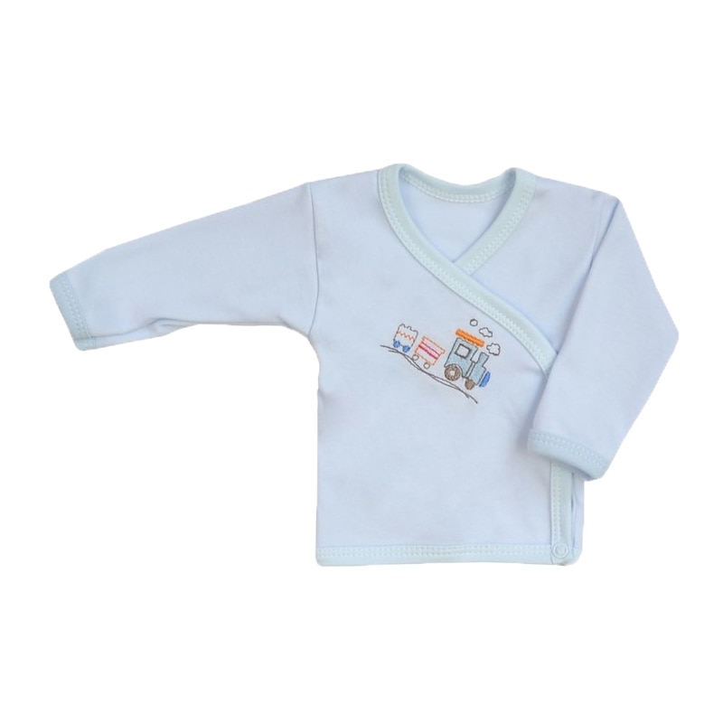 Bluza cu maneca lunga pentru baieti Koala Amma Train A01-109A1-50-cm, Albastru 6548