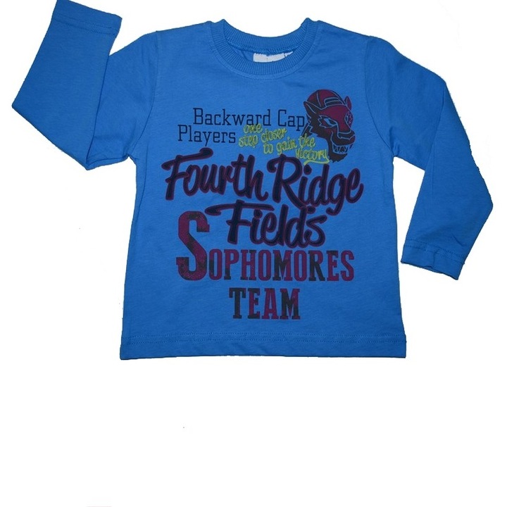 Bluza cu maneca lunga pentru baieti Wendee OZFB101627-1A-104, Albastru 5685