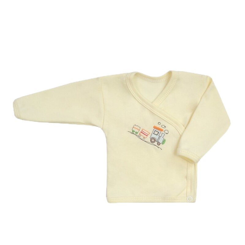 Bluza cu maneca lunga pentru baieti Koala Amma Train A01-109G-62-cm, Galben 6551