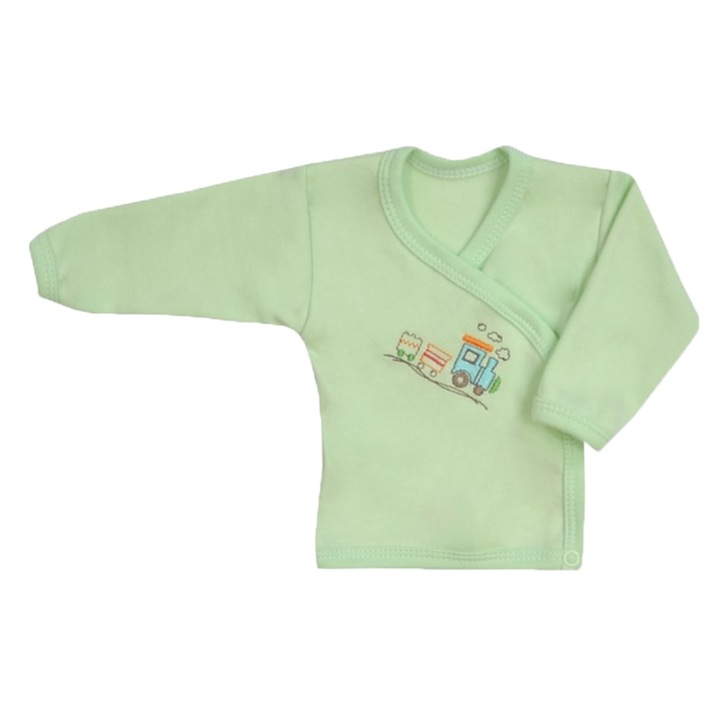 Bluza cu maneca lunga pentru baieti Koala Amma Train A01-109V-50-cm, Verde 6557