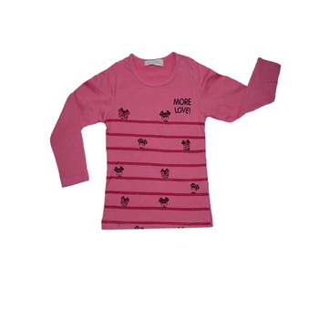 Bluza cu maneca lunga pentru fete Happy House WB-2001R1-98, Roz 13899 Bluza cu maneca lunga pentru fete Happy House WB-2001R1-98, Roz 13899