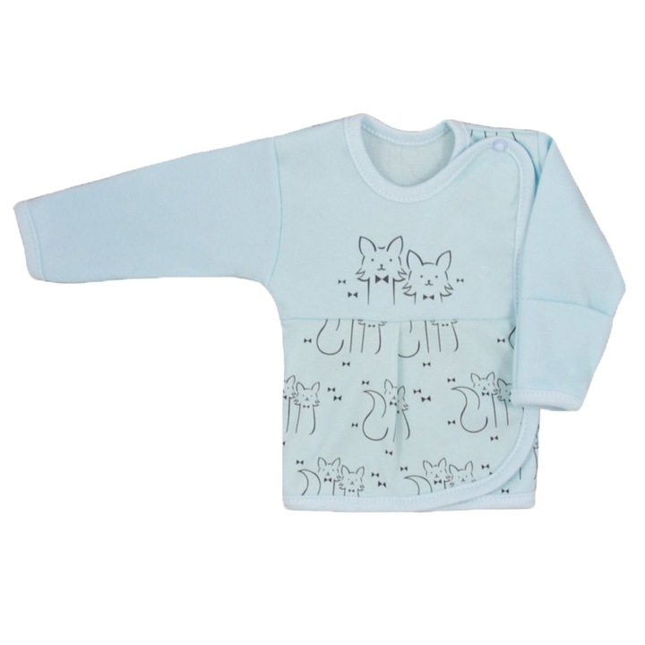 Bluza cu maneca lunga pentru baieti Koala Kociaki 05-996A-68-cm, Albastru 68 CM