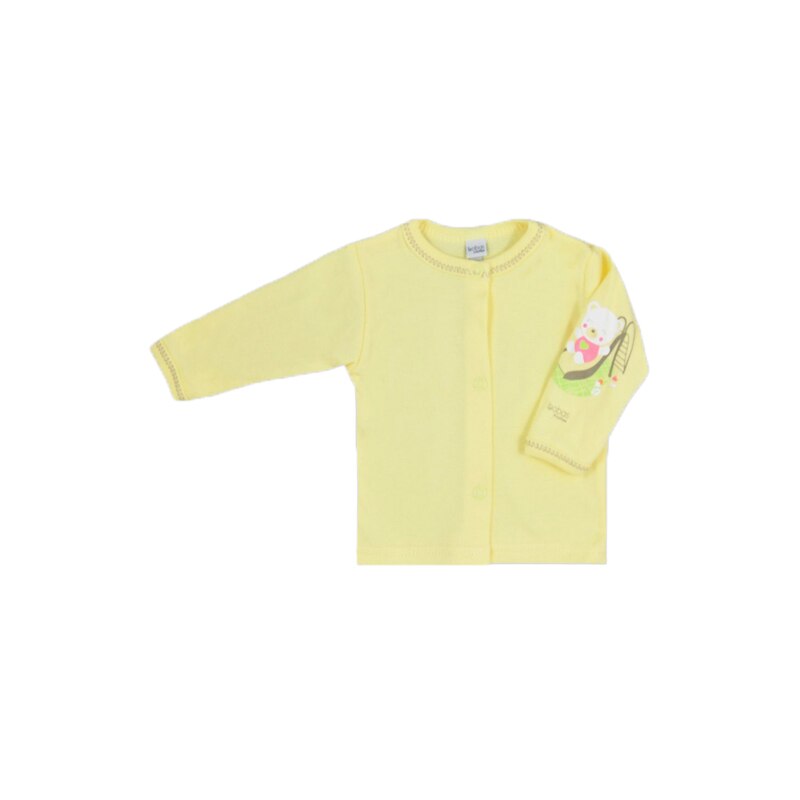Bluza cu maneca lunga pentru fete Zabaw Koala 3603-GA-80-cm, Galben 80 CM