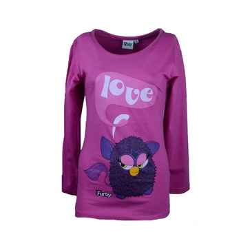 Bluza cu maneca lunga pentru fete Setino Furby 960-890-128, Mov 27475 Bluza cu maneca lunga pentru fete Setino Furby 960-890-128, Mov 27475