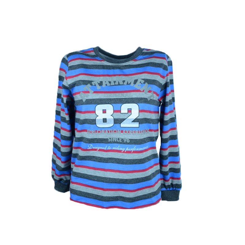Bluza cu maneca lunga pentru baieti GT GT-3474-116, Multicolor 116 CM
