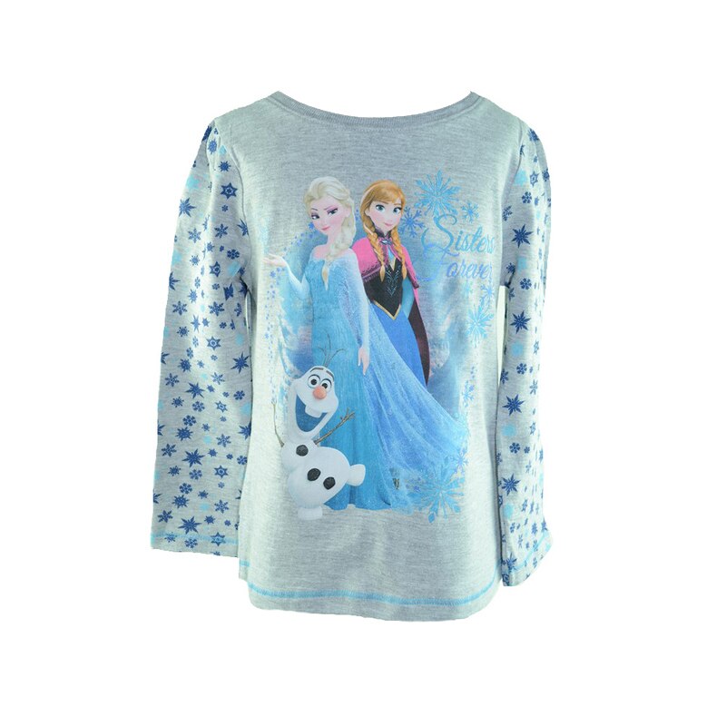 Bluza cu maneca lunga pentru fete Frozen Sun City PH1081G-116, Gri 116 CM