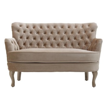 Canapea catifea Brown Velvet,117Χ70X75/44 Canapea catifea Brown Velvet,117Χ70X75/44