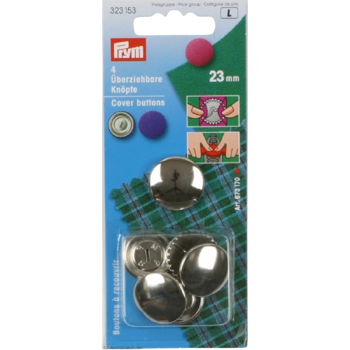 Set Nasturi de imbracat din metal, 23 mm diametru, 4 bucati, Prym
