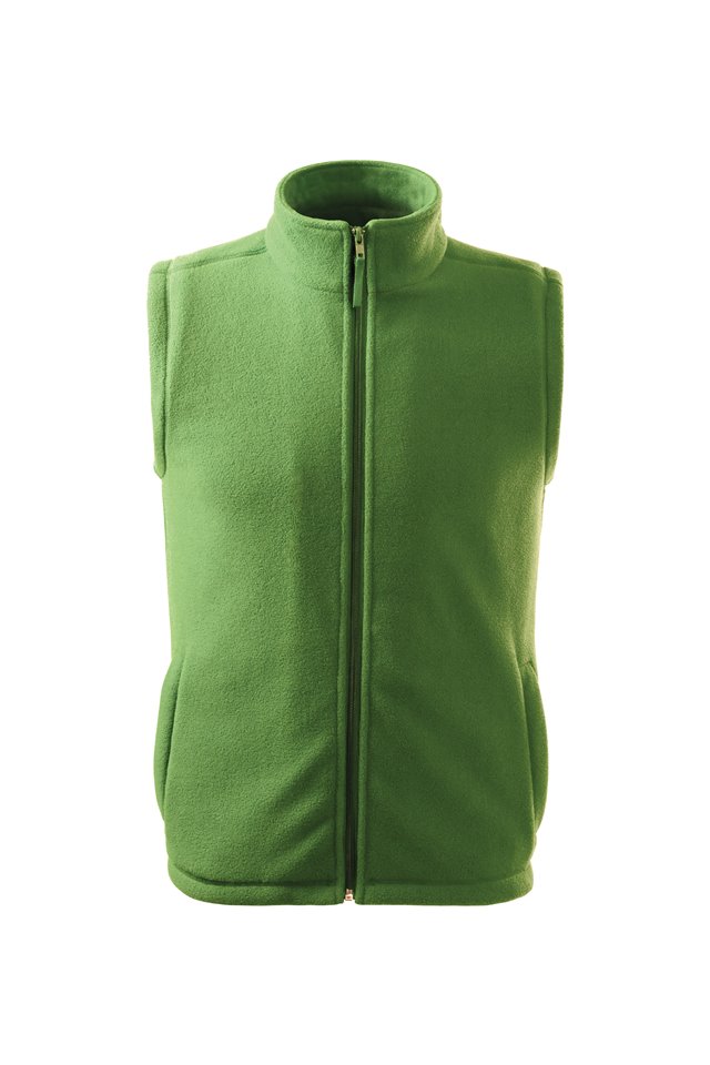Vesta fleece unisex - 518, 2XL, Verde iarba