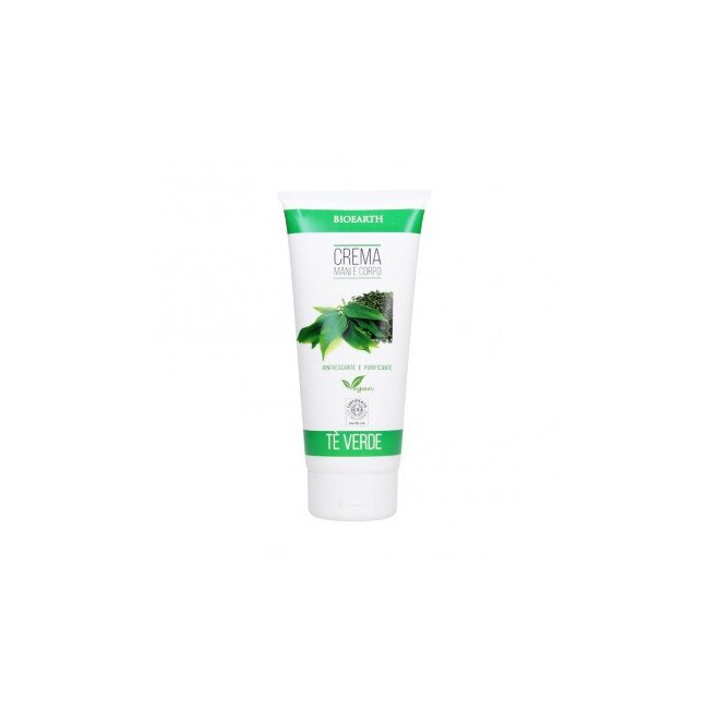 Crema corp si maini cu ceai verde, Bioearth, 200ml