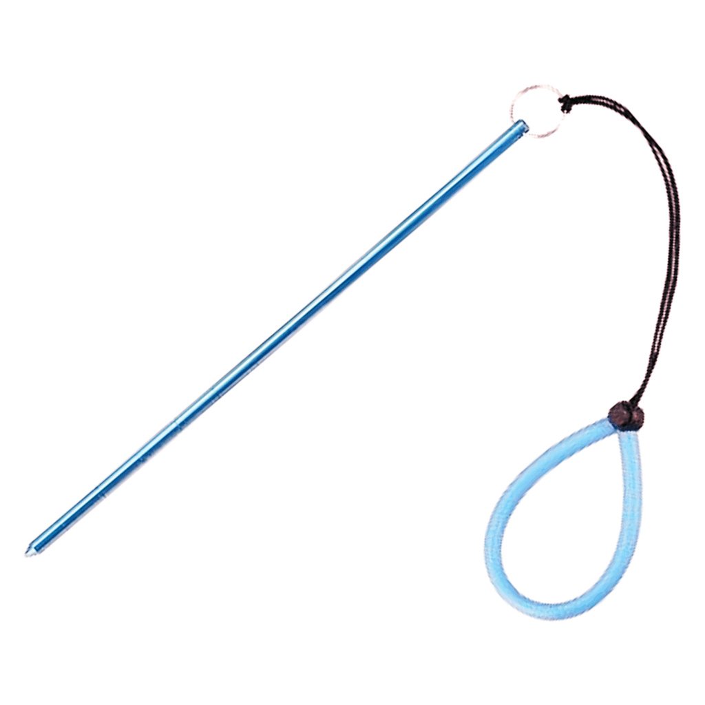 Indicator aluminiu pentru scufundari, albastru, cu centimetru si chinga prindere pe mana, Beaver Pointer Stick, 340 mm