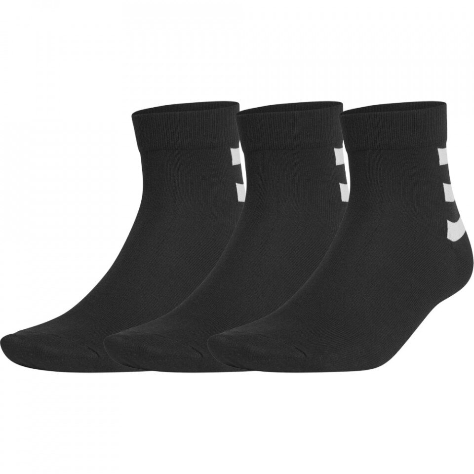 Set 3 perechi sosete Adidas 3-Stripes Ankle, Negru