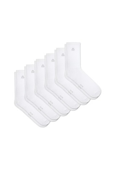 Set 6 perechi, Sosete din bumbac, EB Prime, confortabile si respirabile, Alb Set 6 perechi, Sosete din bumbac, EB Prime, confortabile si respirabile, Alb