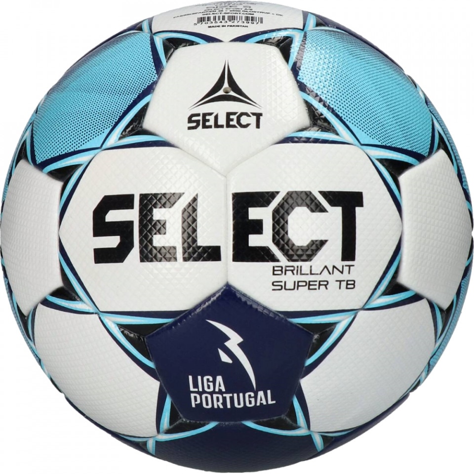 Minge fotbal Select Brillant Super TB Portugal - oficiala de joc, alb/bleumarin/blue, 5