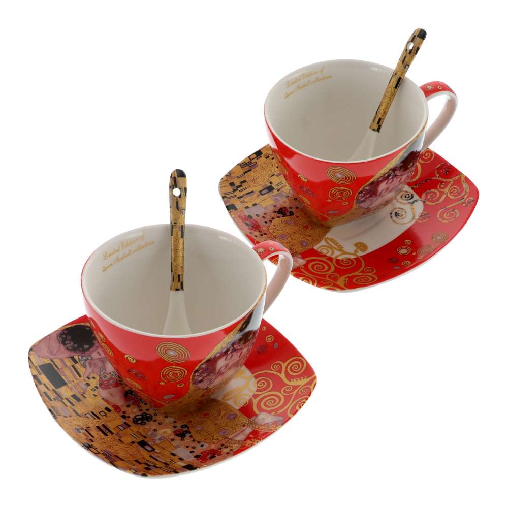 Set 2 Cesti Rosii Gustav Klimt 250 ml