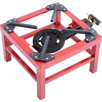 Arzator Premium butelie gaz GPL din fonta si otel, pirostrie 40 x 40 x 33 cm, cu 2 arzatoare Arzator Premium butelie gaz GPL din fonta si otel, pirostrie 40 x 40 x 33 cm, cu 2 arzatoare