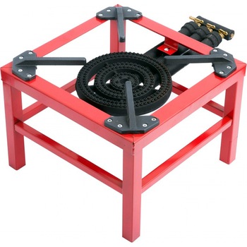 Arzator Premium butelie gaz GPL din fonta si otel, pirostrie 44 x 44 x 37.5 cm, cu 3 arzatoare Arzator Premium butelie gaz GPL din fonta si otel, pirostrie 44 x 44 x 37.5 cm, cu 3 arzatoare