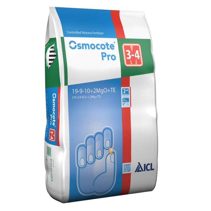 Ingrasamant Osmocote Pro, intre 3 si 4 luni, sac 25 kg