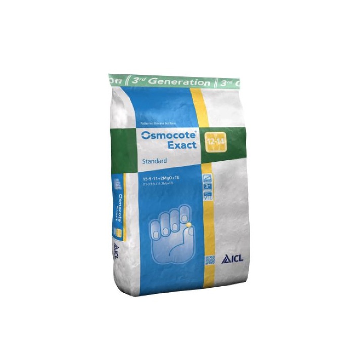 Ingrasamant Osmocote Exact Standard, intre 12 si 14 luni, sac 25 kg