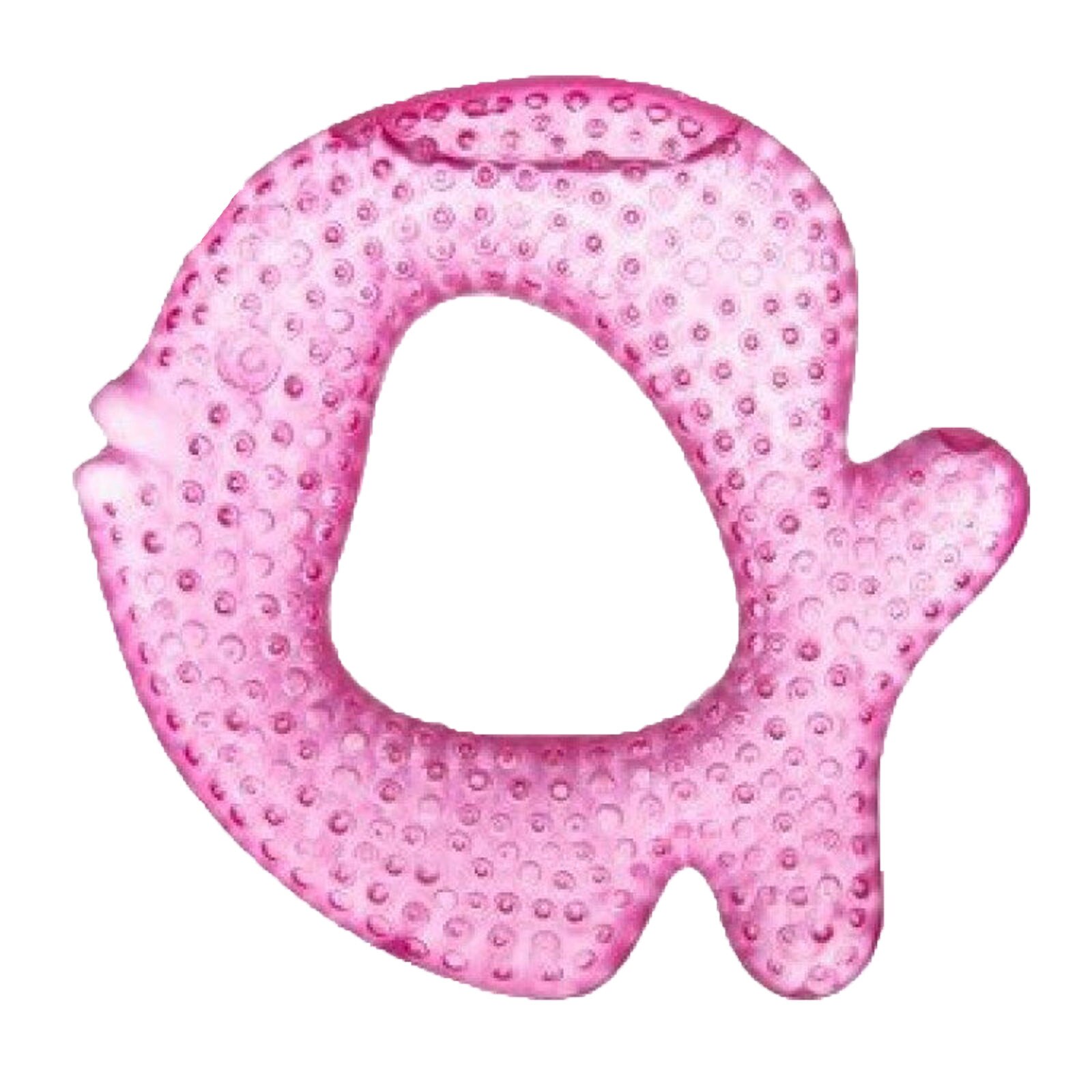 Jucarie cu gel refrigerant pentru dentitie Canpol Babies Water Teether 2/831, Roz