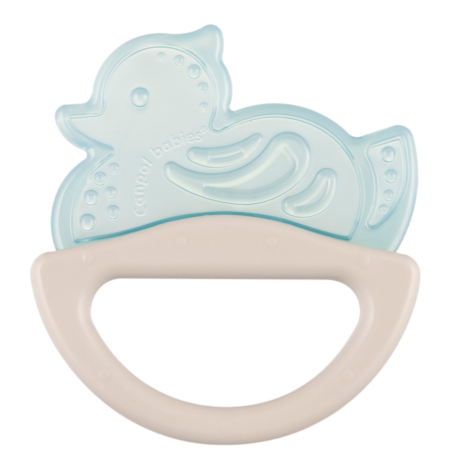 Jucarie zornaitoare pentru dentitie 0 luni+ Canpol Babies 13/107ALB, Albastru
