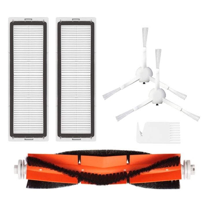 Kit 3 accesorii compatibile pentru aspirator robot Xiaomi Mi Robot Vacuum Mop Cleaner SKV4093GL, ROBOTHUB®