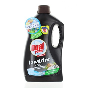 Detergent de rufe lichid Dual Power cocco 40 spalari 2l Detergent de rufe lichid Dual Power cocco 40 spalari 2l