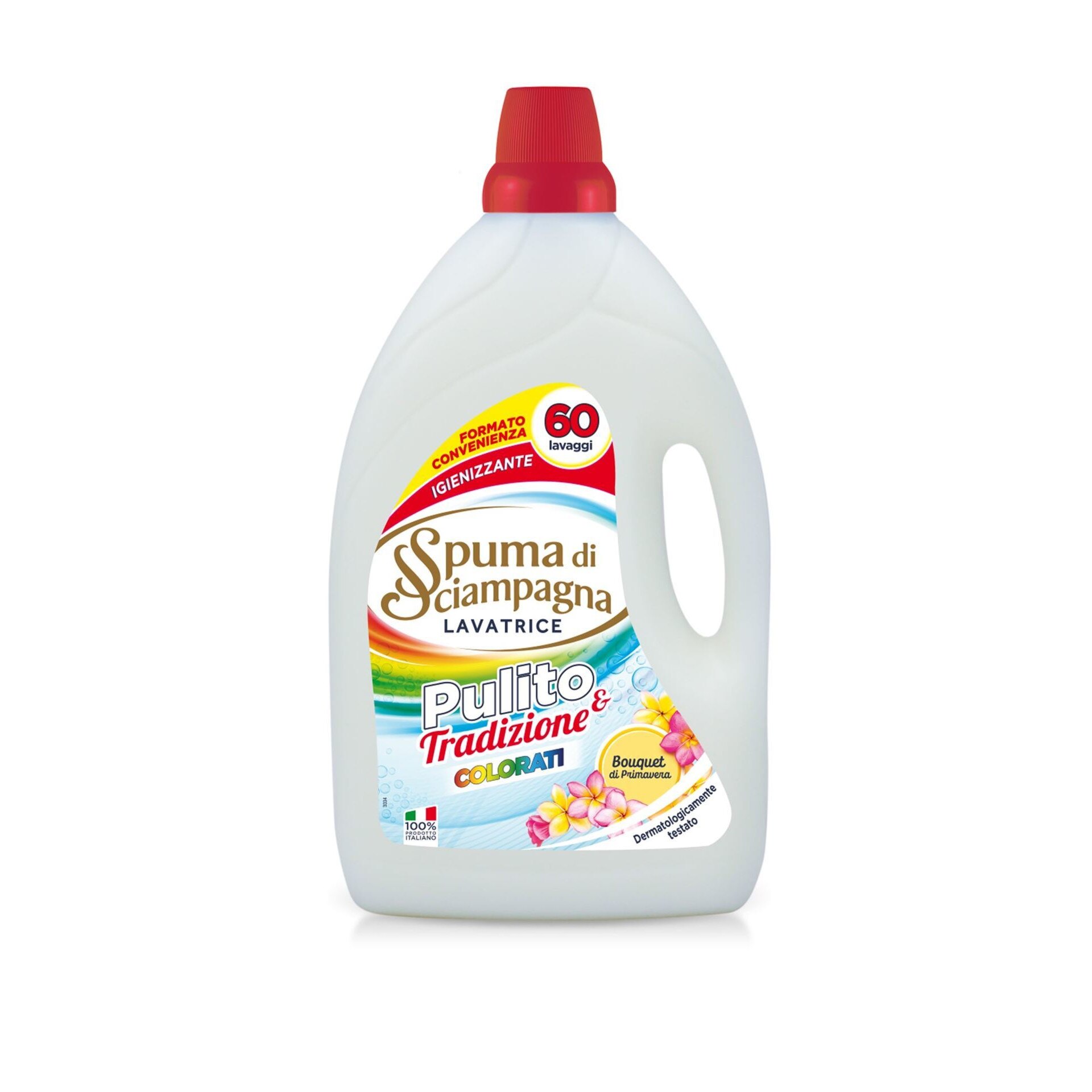 Detergent de rufe lichid Spuma Di Sciampagna colore 60 spalari 3l