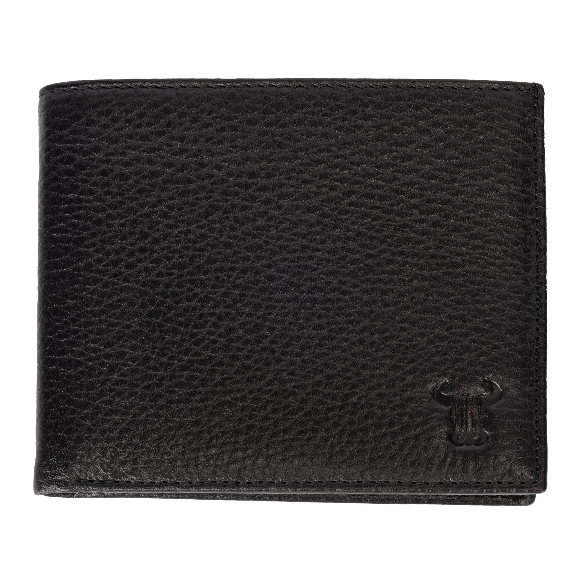 Portofel piele barbati ,Toro Nero, Elisei black -coffee