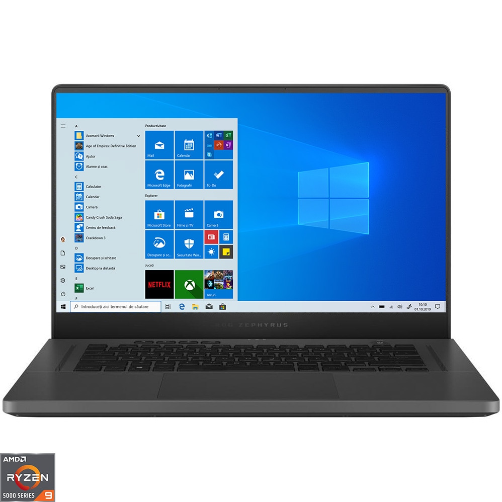 Лаптоп Gaming ASUS ROG Zephyrus G15 GA503QM, AMD Ryzen™ 5900HS