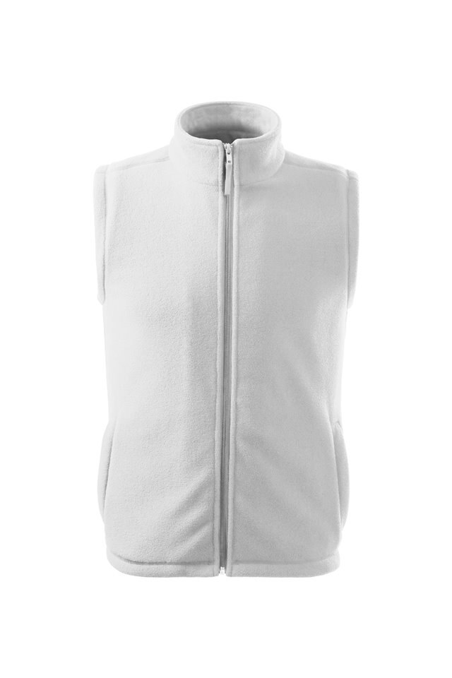 Vesta fleece unisex - 518, Alb, Alb