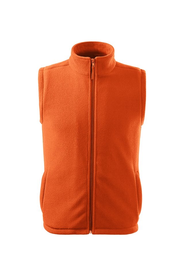 Vesta fleece unisex - 518, Portocaliu, Portocaliu