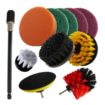 Set de perii curatare pentru bormasina 11 elemente 1/4 TA4200 Tagred Set de perii curatare pentru bormasina 11 elemente 1/4 TA4200 Tagred